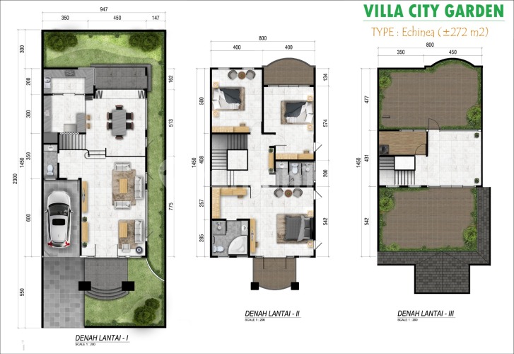 Type Echinea di Villa City Garden