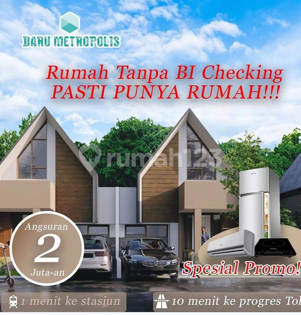 Cluster Super Murah Tanpa Bi Ceking Dekat Stasiun Daru Tangerang Rumah123 Com