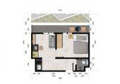 Garden Floor 1BR di Cordova Riverview Edupartment	