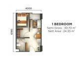 1 BR di Akasa Pure Living - BSD City