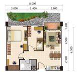 2 BR Garden Suite di Silkwood Residence