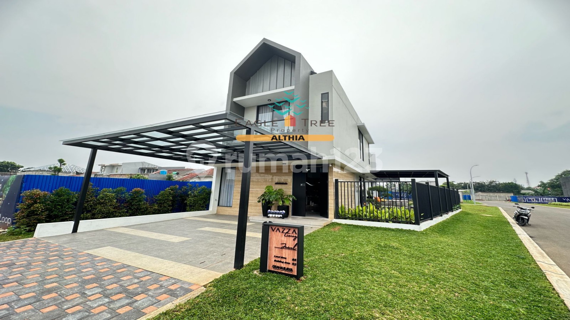 Rumah Cantik Di Vazza Living Graha Raya Bintaro Tangerang Selatan