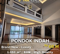 Rumah Mewah Brand New Pondok Indah Lantai Marmer Ada Kolam Renang