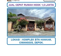Rumah Hook 1,5 Lantai SHM di Komp BTN Hankam, Kelapa Dua Cimanggis, Depok.
