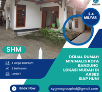 Dijual Rumah Minimalis Kota Bandung Lokasi Mudah Di Akses Siap Huni