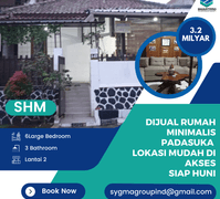 Dijual Rumah Minimalis Padasuka  	Lokasi Mudah Di Akses 	Siap Huni