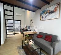 rumah kece model skandinavia dengan mezzanine