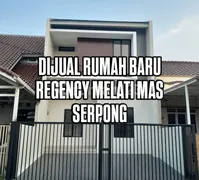 Rumah Baru Siap Huni Dekat Sekolah Regency Melati Mas Serpong