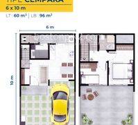 Jual Rumah Cluster Bukit Nirmala 6x10 Lb 96 M2 2 Lantai Type Cempaka Cicilan 53 Juta Program Dp 0% Selama 5 Tahun