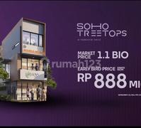 New Soho Premium Modern Minimalis 3 Lantai + Area Eksclusif Alfresco