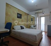 Jual Cepat, Turun Harga! Apartemen Studio Margonda Residence 2, Interior Cantik, Full Furnished