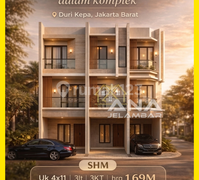 Ana Rumah Baru 3Lt Luas 3X11m Modern Minimalis di Duri Kepa, Tanjung Duren, Kebon Jeruk - * Good- Deal !!*