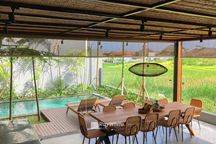 Luxury Villa With Ricefield View di Canggu Strategis Dekat Pantai