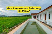 Vila Bantul Dengan View Pegunungan Dan Sawah 