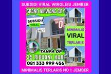 New Rumah Subsidi Jember Wirolegi Viral Minimalis Terlaris