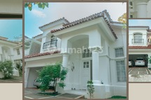 DISEWA RUMAH MEWAH TAHUNAN 2LANTAI FURNIS MEDITERANIA SENTUL CITY