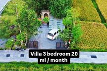 For rent Villa Ubud 10 menit From Central Ubud mongkey forest center 40 menutes from Canggu Nyanyi beach Tanah Lot tabanan tepi sawah Villa healing paling top di Ubud Bali Indonesia 40 menit dari Canggu Bali Jl pure dalam banjar Tunon Singakerta 
