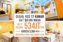 Rumah Kost 17 Kamar Cuan Full Occupancy