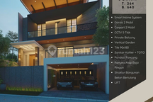 Rumah Citraland Waterfront di Surabaya Barat Modern House, 3 Lantai