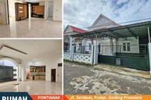 Rumah di Serdam Minimalis Siap Pakai Uda Termasuk Interior dan Kitchen set dan Kolam Ikan