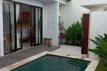 For Rent Villa 1 BR Yearly Rice Field View Near To Pererenan Beach Canggu Bali