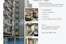 Sewa & Jual Apartement Sentul Tower 1 BR Furnished Sentul City Bogor