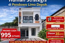 Rumah Siap Huni,Limo Depok,Akses 2Mobil Strategis&Bebas Banjir
