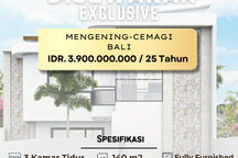 Disewakan Brand New Villa Ocean View Mengening Beach Cemagi