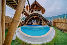 Villa Bambu Brand New dengan Private Pool & Jacuzzi di Karangasem