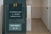 Rumah Jl. Bono, Krakatau. Inti Kota. 3 Menit Dari Jl. Krakatau