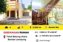 DISEWAKAN RUMAH BERLOKASI DI TELUK BETUNG UTARA KOTA BANDAR LAMPUNG