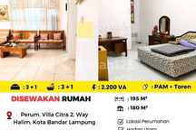 Dijual Rumah Berlokasi di Perum. Villa Citra 2, Way Halim, Bandar Lampung