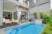 Bpf1779 Rumah Modern Semi Villa di Perumahan Gatsu Barat yang Sunyi