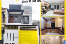 Rumah Furnished Sewa di Sektor 9 Solo Baru, Bersih, Lengkap, Siap Huni