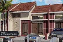 Dijual Rumah Modern Cash Dan Bertahap di Lokasi Dekat Exit Tol