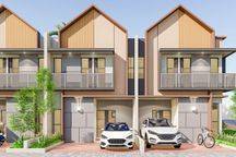 Rumah 2 Lantai Scandinavian dalam Cluster