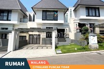Rumah 2 Lantai Premium di Citraland Puncak Tidar Malang
