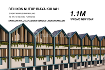 Rumah Kos 2 Menit Kampus Umm Malang SHM Bangunan Baru