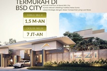 Rumah Terbaru Cluster Izzi BSD City L5 L6 Mulai 1,4Man Limited Unit