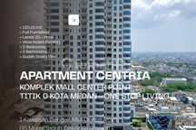 Dijual Apartemen Centria Luas 120,13 LT 20 Posisi Hook