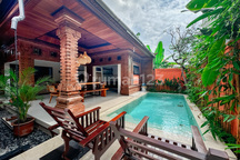 Brand New Balinese Modern Villa Rice Field View