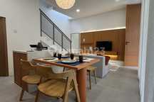 Termurah! Rumah Fully Furnished Dalam Cluster Dekat MRT