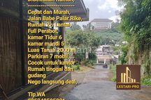 Disewakan rumah Depan Jalan Raya babe palar Rike, full perabot parkiran luas cocok untuk kantor gudang rumah tinggal