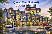 Rumah Kost Eksklusif 6 Menit Kampus Ub Kota Malang