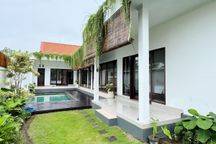 Disewakan Tahunan Villa Furnish View Sawah Di Canggu Ls