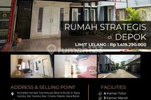 Rumah Cluster 2 Lantai Strategis di Cinere Depok