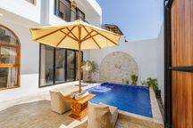 Freehold Stunning Villa 2BR Canggu, 8 Minutes to Atlas Canggu