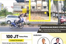 Ruko 3 Pintu di Dekat Polda SumSel