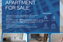 Siap Huni, Apartemen, Dekat Akses Bandara, Full Furnished