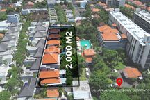 Tanah Sewa Bonus Bangunan Deket Pantai di Seminyak Kuta Bali